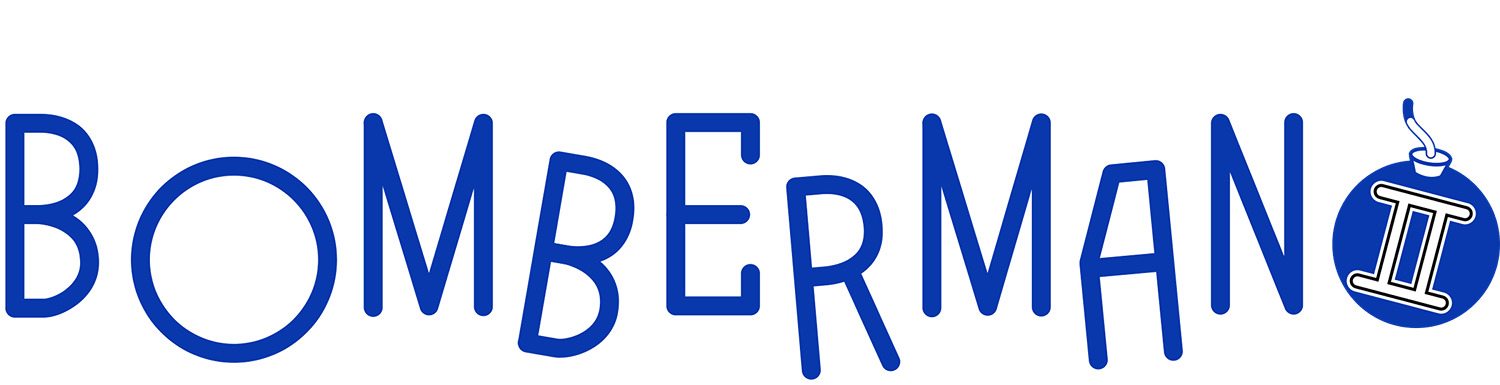 Bomberman II logo for NES